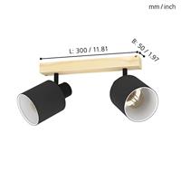 Eglo 2-lichts plafondlampBatallas - 99489 - thumbnail