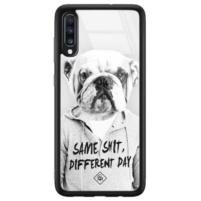 Samsung Galaxy A50 glazen hardcase - Bulldog
