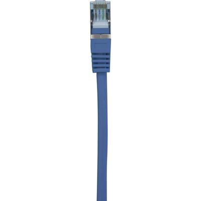 Renkforce RF-5044038 RJ45 Netwerkkabel, patchkabel CAT 6A S/FTP 1.00 m Blauw Snagless, Vlambestendig 1 stuk(s)