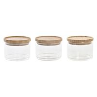 Set van 3 Potjes DKD Home Decor 10 x 10 x 7,5 cm - thumbnail
