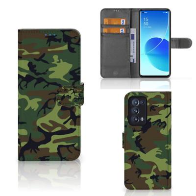 OPPO Reno 6 Pro Plus 5G | Telefoon Hoesje | Army Dark OPPO Reno 6 Pro Plus 5G | Telefoon Hoesje | Army Dark