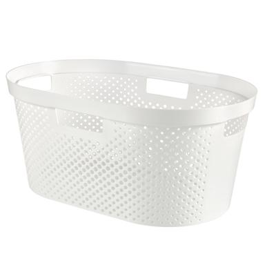Curver infinity dots wasmand 40l wit Curver infinity dots wasmand 40l wit
