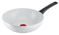 Tefal Kookgerei Tefal ceramic control wok 28 cm wit - thumbnail