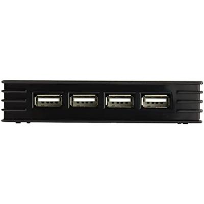 4 poorten USB Desktop 4 Porte Zwart