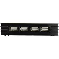 4 poorten USB Desktop 4 Porte Zwart - thumbnail
