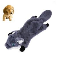 Hond speelgoed Bite slijtage-resistente vocale Molars huisdier pluche medium grote leveringen grootte: Large (Wolf) - thumbnail