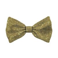 PLENTY GIFTS KERST VLINDERSTRIK GLITTER GOUD - thumbnail