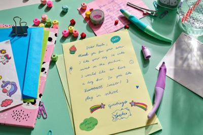 Rollerpen STABILO Easyoriginal rechtshandig medium pastel vleugje mint blister à 1 suk