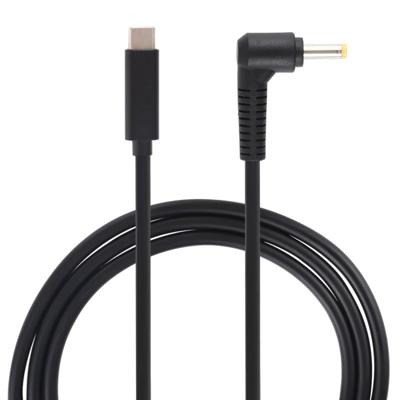 USB-C/type-C naar 4 0 x 1.7 mm laptop voeding oplaadkabel kabel lengte: ongeveer 1.5 m