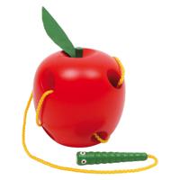 Small Foot houten rijg appel - thumbnail