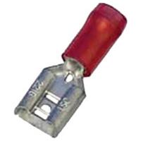 Intercable 180823 Platte stekker (female) Vertint Insteekbreedte: 2.8 mm Insteekdikte: 0.5 mm Deels geïsoleerd Rood 1 stuk(s) - thumbnail