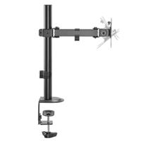 Maclean bureausteun voor LCD-monitor, enkele arm, VESA 75x75 en 100x100, 17-32", 9kg, MC-572N - thumbnail