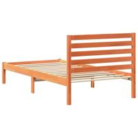 Bedframe met hoofdeinde Wasbruin 90 x 190 cm Massief grenenhout - thumbnail