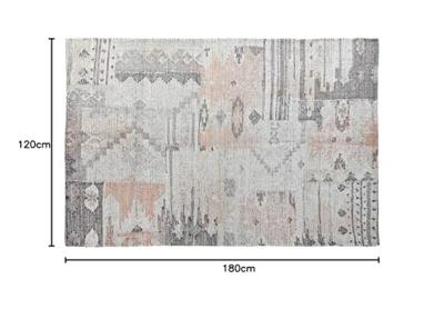 Tapijt DKD Home Decor Polyester Katoen Multicolour (120 x 180 x 0,7 cm)