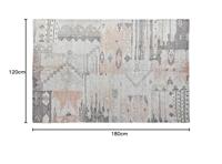 Tapijt DKD Home Decor Polyester Katoen Multicolour (120 x 180 x 0,7 cm) - thumbnail