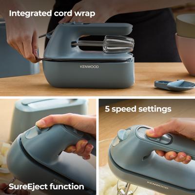 Kenwood Quickmix GO (HMP40.000GY) Mixer Blauw Kenwood Quickmix GO (HMP40.000GY) Mixer Blauw