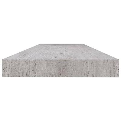 Wandschap zwevend 120x23,5x3,8 cm MDF betongrijs - thumbnail