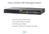 Cisco Systems Cisco SG350-28P 28-Port Gigabit PoE Managed Switch - thumbnail