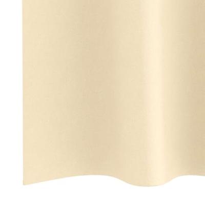 VidaXL Zwart-out gordijnen met ringen 2 pcs crème 245 x 140 cm