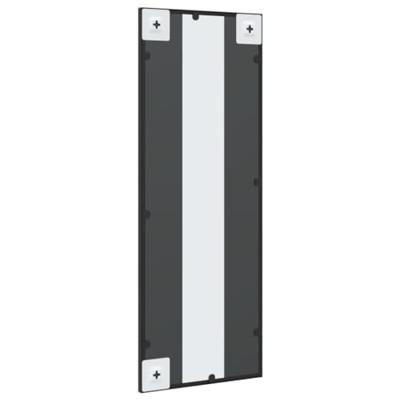 VidaXL Wandspiegel rechthoekig 30x80 cm ijzer zwart