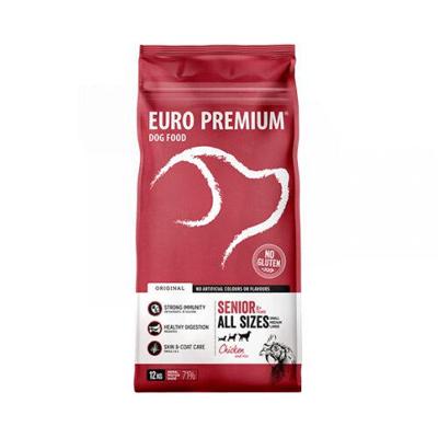 Euro Premium Senior 8+ Chicken & Rice hondenvoer 12 kg Euro Premium Senior 8+ Chicken & Rice hondenvoer 12 kg