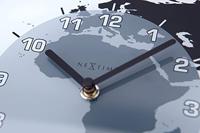NeXtime NE-8108 Wandklok 50 X 18.6 X 3.6, Glas, &apos;Mondial&apos; - thumbnail