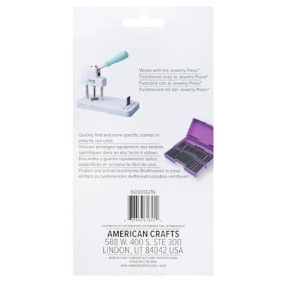 We R Makers • alphabet stamps lower case and symbols with case