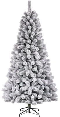 Black Box Trees Medford kunstkerstboom besneeuwd groen 185cm