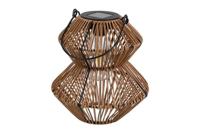 Countryfield solar lantaarn bruin h23cm - thumbnail