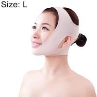 Lycra vleeskleur ademend huidverzorging en lift verminderen dubbele kin masker gezicht gordel grootte: L - thumbnail