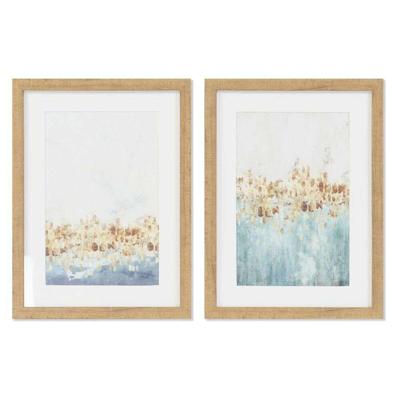 Schilderij DKD Home Decor Abstract (30 x 2,5 x 40 cm) (2 Stuks)