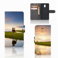 Nokia 3 Telefoonhoesje met Pasjes Koe - thumbnail