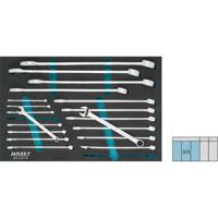Hazet 163-210/19 163-210/19 Ring-steeksleutelset 19-delig Sleutelbreedte (metrisch) 8 - 34 mm - thumbnail