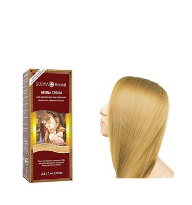 Surya Brasil Henna haarverf creme licht blond 70 Milliliter Surya Brasil Henna haarverf creme licht blond 70 Milliliter