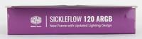 Cooler Master mfx-b2dn-18npa-r1 sickleflow 120 argb, 120mm, rifle, 650-1800 rpm, 8 - 27 dba - thumbnail