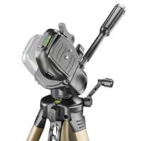 Walimex Wt-3530 Basic Statief (Aluminium, 56-146 Cm, 1070 G, Incl. 3D-Timer, Snelwisselplaat En Praktische Transporttas), Brons - thumbnail