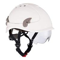 Witte veiligheidshelm met bril en ventilatie Cerva Alpinworker - thumbnail