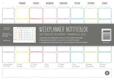 Gezinnig Weekplanner notitieblok