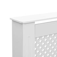 VidaXL Radiatorombouw 172x19x81,5 cm mdf wit - thumbnail