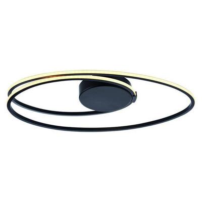 Freelight Plafondlamp Ophelia zwart ovaal klein Freelight Plafondlamp Ophelia zwart ovaal klein