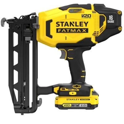 Stanley FATMAX SFMCN616D2K V20 18V 16G Accu Spijkermachine | 2x 2,0Ah Accu's + Lader | In Koffer - SFMCN616D2K-QW Stanley FATMAX SFMCN616D2K V20 18V 16G Accu Spijkermachine | 2x 2,0Ah Accu's + Lader | In Koffer - SFMCN616D2K-QW