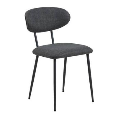 Bendt Eetkamerstoel 'Puja' Stof, kleur Donkergrijs Bendt Eetkamerstoel 'Puja' Stof, kleur Donkergrijs