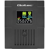Qoltec 53770 UPS Line-interactive 1,5 kVA 900 W 2 AC-uitgang(en) - thumbnail