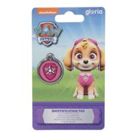 Nickelodeon Paw Patrol Skye Tag Pink roestvrijstalen hondenpenning medium/gemiddeld dia. 3 cm RedDingo - Reddingo - thumbnail