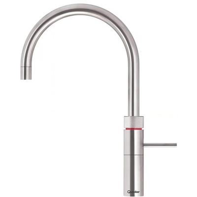Quooker Fusion Round Keukenkraan - Kokend - Warm & Koud Water - Kindveilige Dubbeldruk - RVS