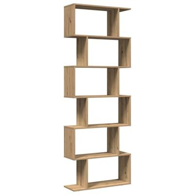 Kamerscherm / boekenkast 6-laags 70x24x193 cm hout artisanaal Kamerscherm / boekenkast 6-laags 70x24x193 cm hout artisanaal