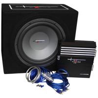 Excalibur X3 Basspack 12inch' Subwoofer Met Versterker En Kabelset - thumbnail