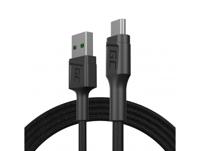 Green Cell KABGC20 USB-kabel USB 2.0 1,2 m USB A Micro-USB B Zwart - thumbnail