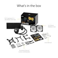 ASUS TUF GAMING LC II 240 ARGB Processor Kit voor vloeistofkoeling 12 cm Zwart - thumbnail