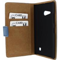 Mobilize Slim Wallet Book Case Nokia Lumia 735 Dark Blue - thumbnail